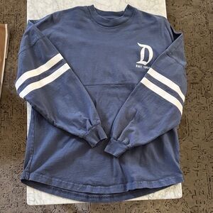 Disney Disneyland Spirit Jersey Blue Long Sleeve Tee unisex small